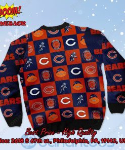 chicago bears logos ugly christmas sweater 3 H4WdP