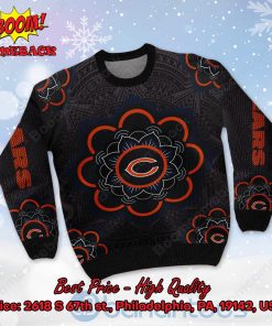 Chicago Bears Mandala Ugly Christmas Sweater