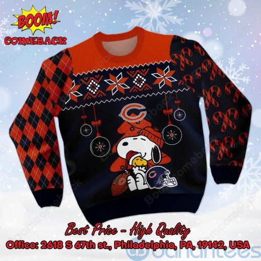 Chicago Bears Peanuts Snoopy Ugly Christmas Sweater