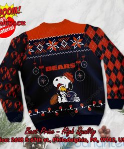 chicago bears peanuts snoopy ugly christmas sweater 3 AbeFC