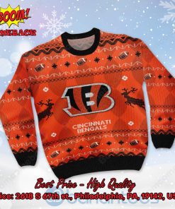 cincinnati bengals big logo ugly christmas sweater 2 L4BDz