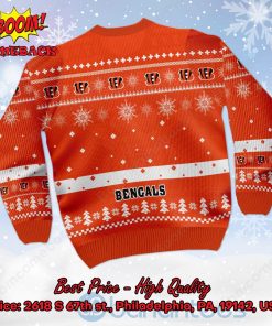 cincinnati bengals charlie brown peanuts snoopy ugly christmas sweater 3 654JI