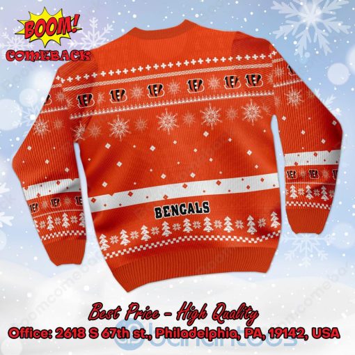 Cincinnati Bengals Mickey Mouse Ugly Christmas Sweater