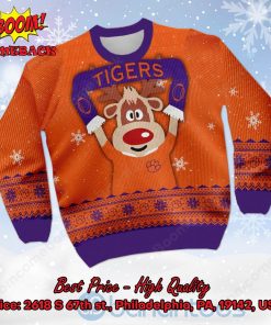 clemson tigers reindeer ugly christmas sweater 2 2N3Nm