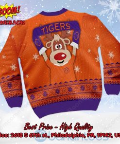 clemson tigers reindeer ugly christmas sweater 3 7deEC