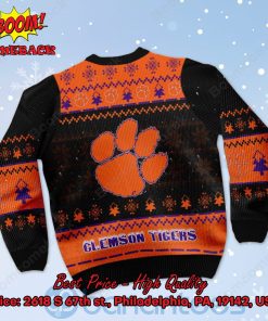 clemson tigers snoopy dabbing ugly christmas sweater 3 BsYzA