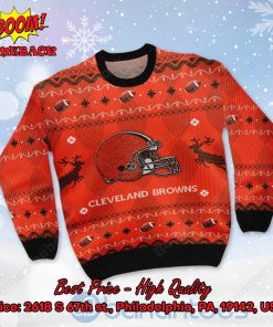 cleveland browns big logo ugly christmas sweater 2 HkhLi