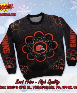 Cleveland Browns Mandala Ugly Christmas Sweater