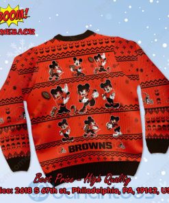 cleveland browns mickey mouse postures style 1 ugly christmas sweater 3 UrFaA