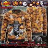 Creepy Brahman Cattle Halloween Ugly Christmas Sweater