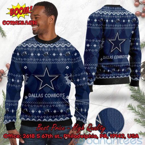 Dallas Cowboys Big Logo Ugly Christmas Sweater