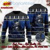 Dallas Cowboys Happy Santa Claus On Chimney Ugly Christmas Sweater