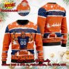 Cincinnati Bengals Santa Claus In The Moon Ugly Christmas Sweater