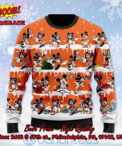 denver broncos mickey mouse postures style 2 ugly christmas sweater 2 xU9jY