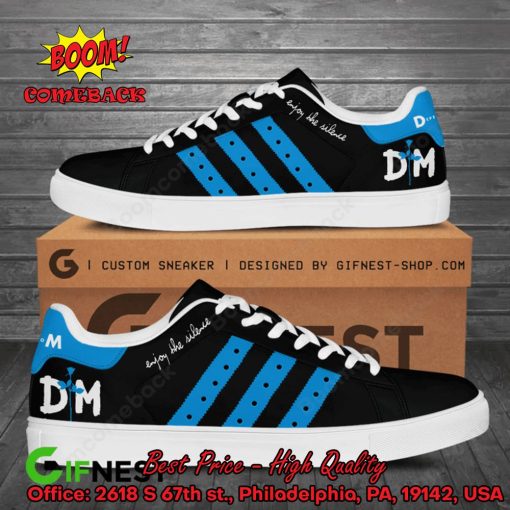 Depeche Mode Enjoy The Silence Blue Stripes Style 2 Adidas Stan Smith Shoes