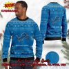 Detroit Lions Charlie Brown Peanuts Snoopy Ugly Christmas Sweater