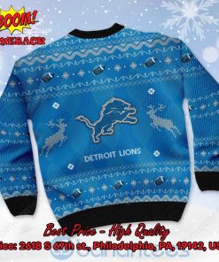 detroit lions big logo ugly christmas sweater 3 JHNVg
