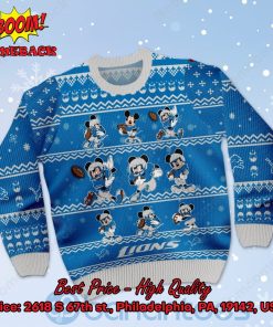 detroit lions mickey mouse postures style 1 ugly christmas sweater 2 eii43