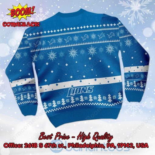 Detroit Lions Mickey Mouse Ugly Christmas Sweater