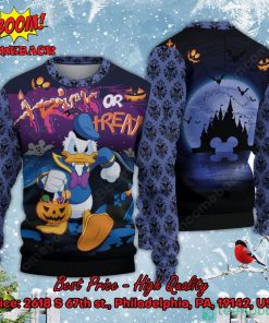 Donald Duck Trick Or Treat Halloween Ugly Christmas Sweater
