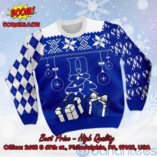 Duke Blue Devils Christmas Gift Ugly Christmas Sweater