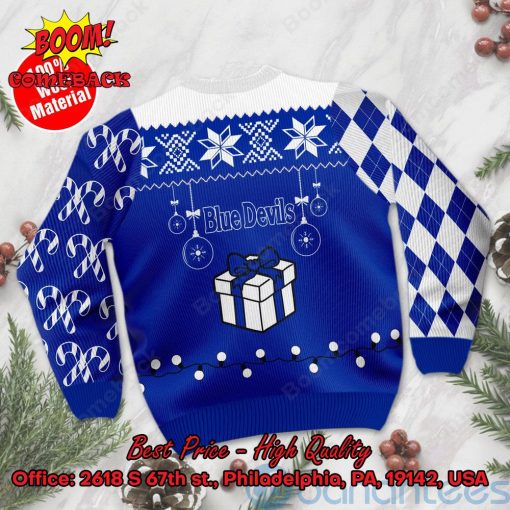 Duke Blue Devils Christmas Gift Ugly Christmas Sweater