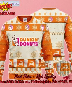 Dunkin’ Donuts Ugly Christmas Sweater