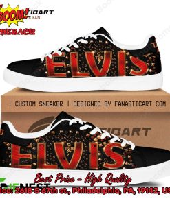 Elvis Presley Black Adidas Stan Smith Shoes
