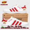 Elvis Presley Red Stripes Style 2 Adidas Stan Smith Shoes