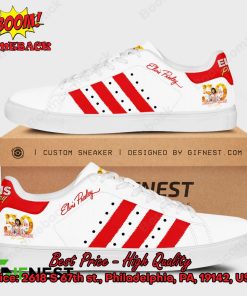 Elvis Presley Red Stripes Style 1 Adidas Stan Smith Shoes
