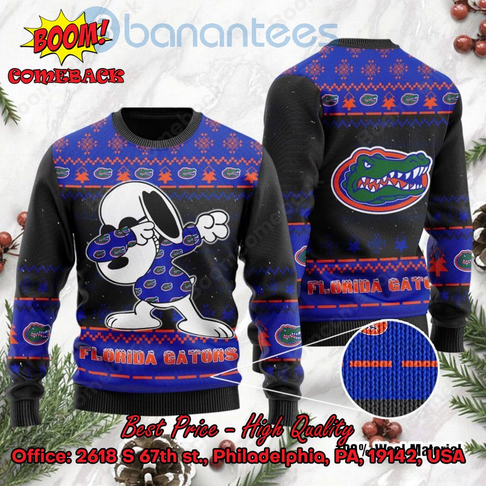 Florida Gators Snoopy Dabbing Ugly Christmas Sweater