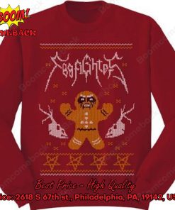 Foo Fighters Rock Band Christmas Jumper