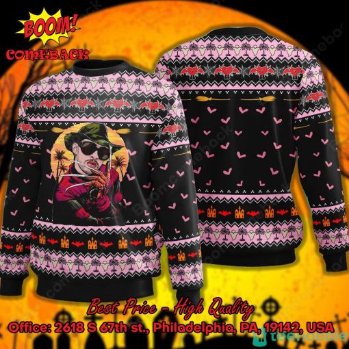 Freddy Kruge Benito Bad Bunny Halloween Ugly Christmas Sweater
