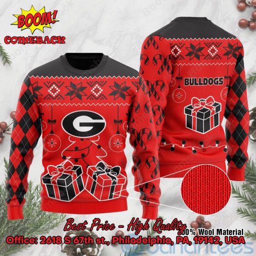 Georgia Bulldogs Christmas Gift Ugly Christmas Sweater