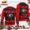 Georgia Bulldogs Snoopy Dabbing Ugly Christmas Sweater