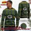 Green Bay Packers Happy Santa Claus On Chimney Ugly Christmas Sweater