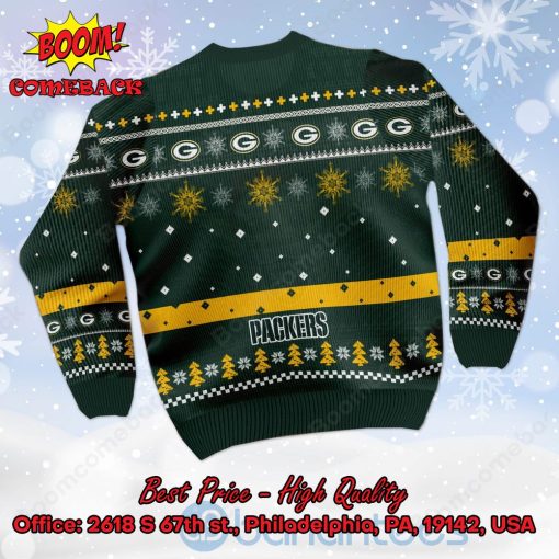Green Bay Packers Charlie Brown Peanuts Snoopy Ugly Christmas Sweater