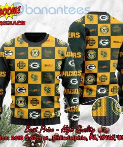 Green Bay Packers Logos Ugly Christmas Sweater
