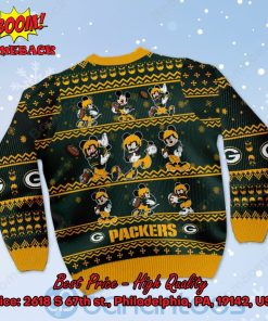 green bay packers mickey mouse postures style 1 ugly christmas sweater 3 nYcFI