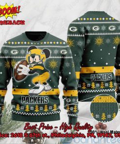 Green Bay Packers Mickey Mouse Ugly Christmas Sweater