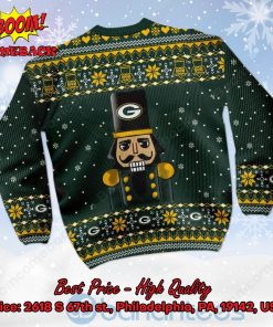green bay packers nutcracker not a player i just crush alot ugly christmas sweater 3 RyE6y