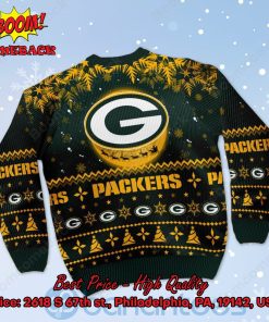 green bay packers santa claus in the moon ugly christmas sweater 3 QJ90k