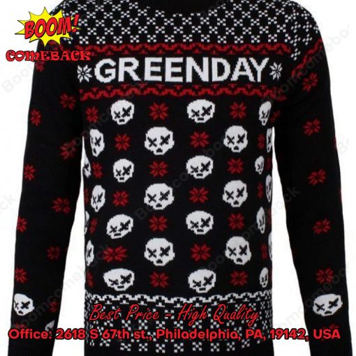 Green Day Punk Rock Band Christmas Jumper