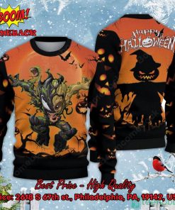 Groot Happy Halloween Scarecrow Straw Ugly Christmas Sweater