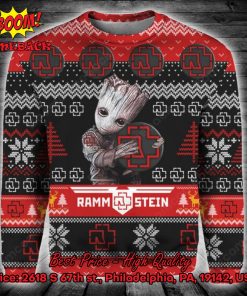 Groot Hug Rammstein Ugly Christmas Sweater