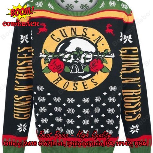 Guns N’ Roses Hard Rock Band Christmas Jumper