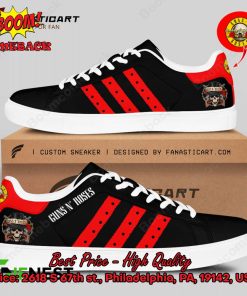 Guns N’ Roses Red Stripes Style 4 Adidas Stan Smith Shoes