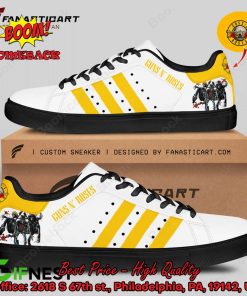 guns n roses yellow stripes style 3 adidas stan smith shoes 3 qWKff