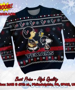 houston texans charlie brown peanuts snoopy ugly christmas sweater 2 aqOct