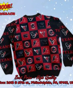 houston texans logos ugly christmas sweater 3 ZmA6C